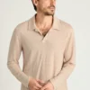 Polo de lino para hombre de Bonobos | Estilo costero de manga larga