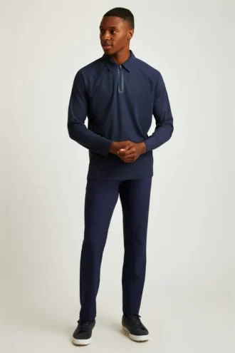 Polo de manga larga con cremallera All Day