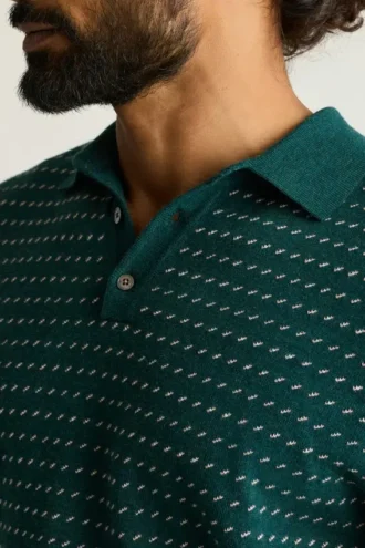 Polo de manga larga Hudson