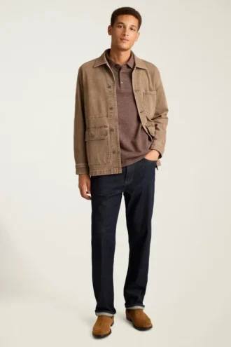 Polo de manga larga para hombre de Bonobos | Prenda refinada y lujosa para combinar