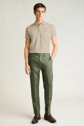 Polo de piqué elástico