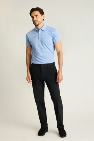 Polo de piqué elástico