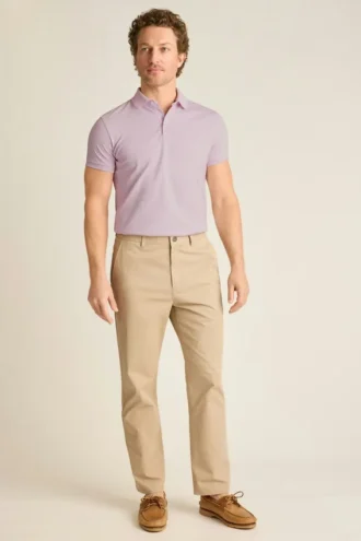 Polo de piqué elástico