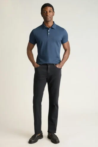 Polo de piqué elástico