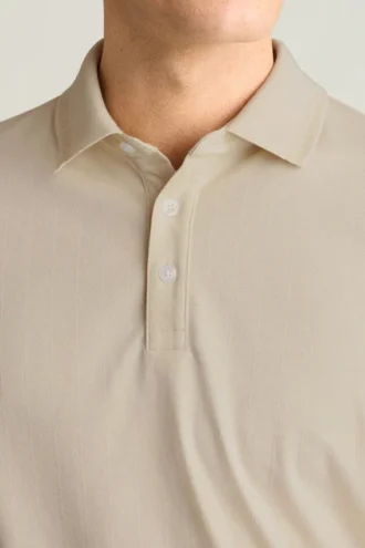 Polo de piqué elástico