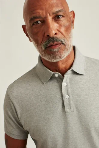 Polo de piqué elástico