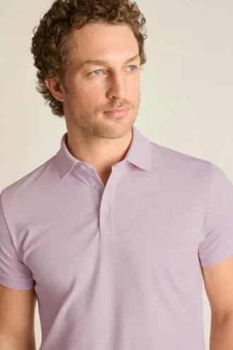 Polo de piqué elástico