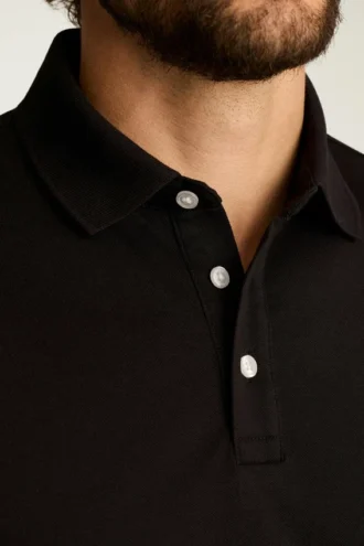 Polo de piqué elástico