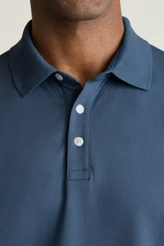 Polo de piqué elástico