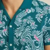 Polo de punto Cabana con estampado floral psicodélico