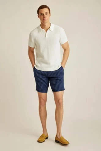 Polo de punto vertical