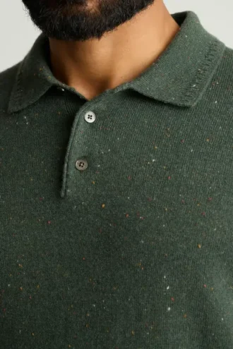 Polo de suéter de cachemira