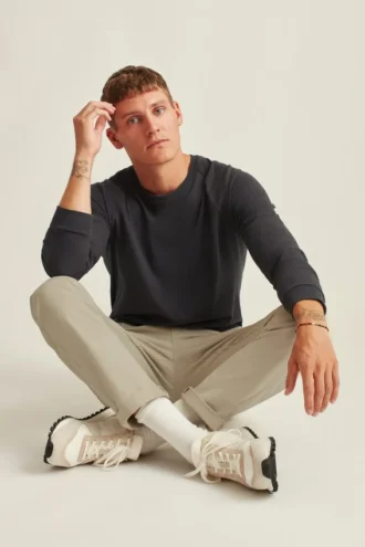 Stretch Washed Chino Pants: Pantalones chino entallados y Slim Fit