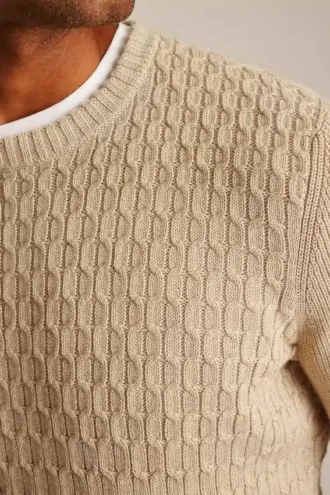 Suave y aireado con punto trenzado