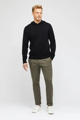 Sudadera con capucha de algodón y cachemira