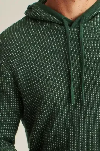 Sudadera con capucha de algodón y cachemira