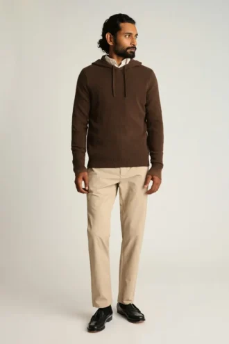 Sudadera con capucha de cachemira italiana