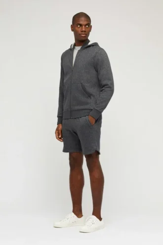 Sudadera con capucha de felpa cepillada