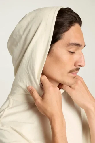 Sudadera con capucha descolorida por el sol para hombre