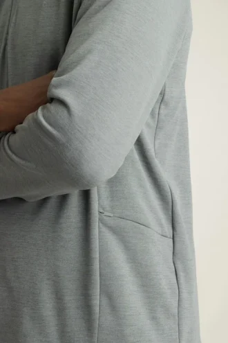 Sudadera con cremallera de un cuarto de hombre Fairgame ligera y de alto rendimiento