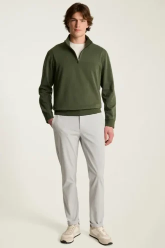 Sudadera con cremallera de un cuarto Soho