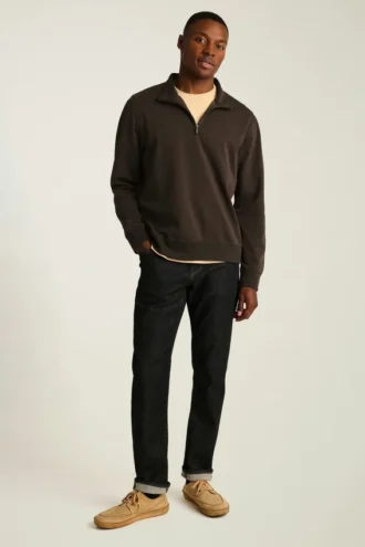 Sudadera con cremallera de un cuarto Soho