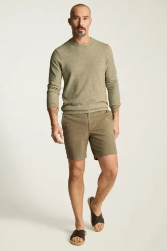 Suéter de algodón bouclé