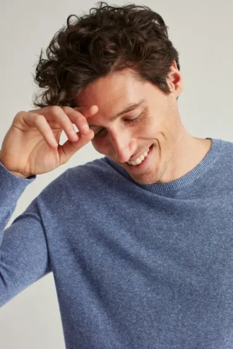 Suéter de algodón y cáñamo