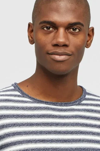 Suéter de cuello alto de algodón y cachemira