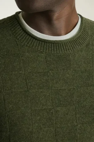 Suéter de cuello alto de merino | Elegante suéter de merino para clima frío