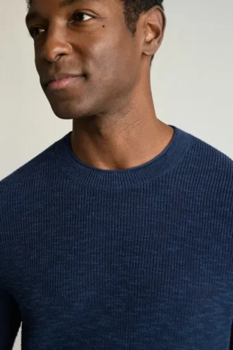 Suéter de cuello alto para hombre de Bonobos | Tejido de transición de lino y algodón