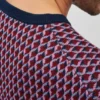 Suéter de cuello redondo de jacquard de merino