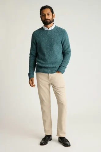 Suéter de cuello redondo Donegal