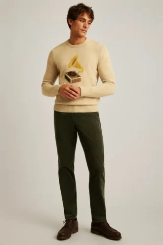 Suéter de cuello redondo Gramophone