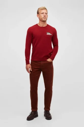 Suéter de cuello redondo Holiday Wagon