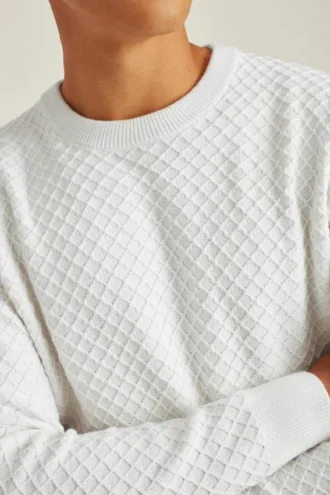 Suéter de cuello redondo Soft Air Novelty