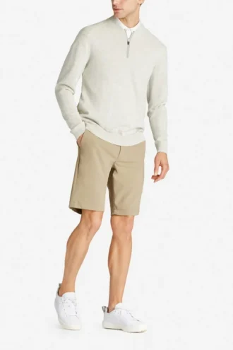 Suéter de golf con cuello club Knockdown