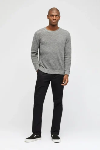 Suéter de lino jaspeado