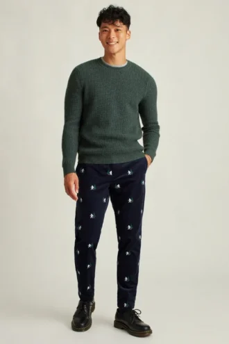 Suéter de mezcla de yak con tejido de panal