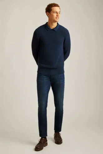 Suéter polo de pescador