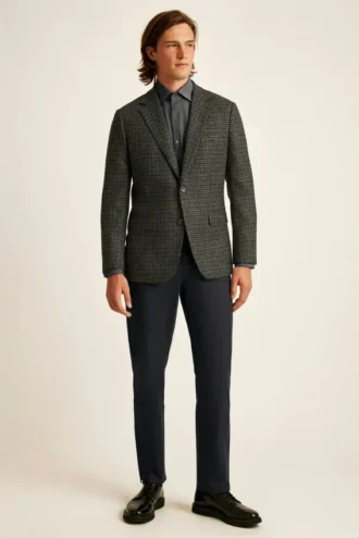 Unconstructed British Tweed Blazer Jetsetter